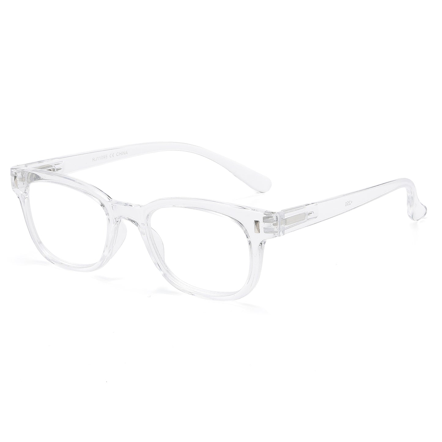 Retro Square Wayfarer Reading Glasses in 10+ Custom Reading Powers RJ11095