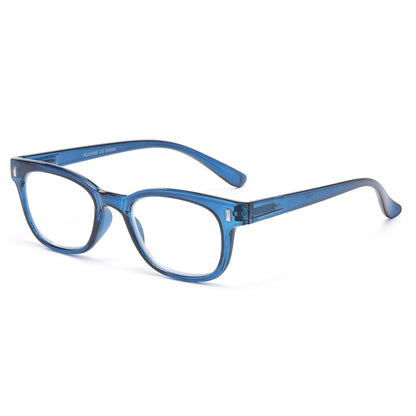 Retro Square Wayfarer Reading Glasses in 10+ Custom Reading Powers RJ11095