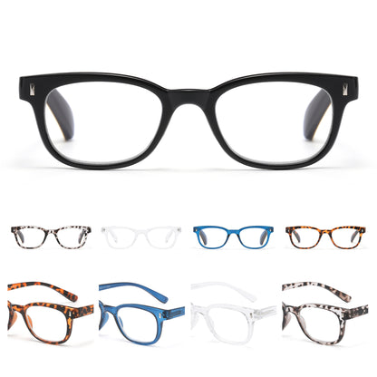 Retro Square Wayfarer Reading Glasses in 10+ Custom Reading Powers RJ11095