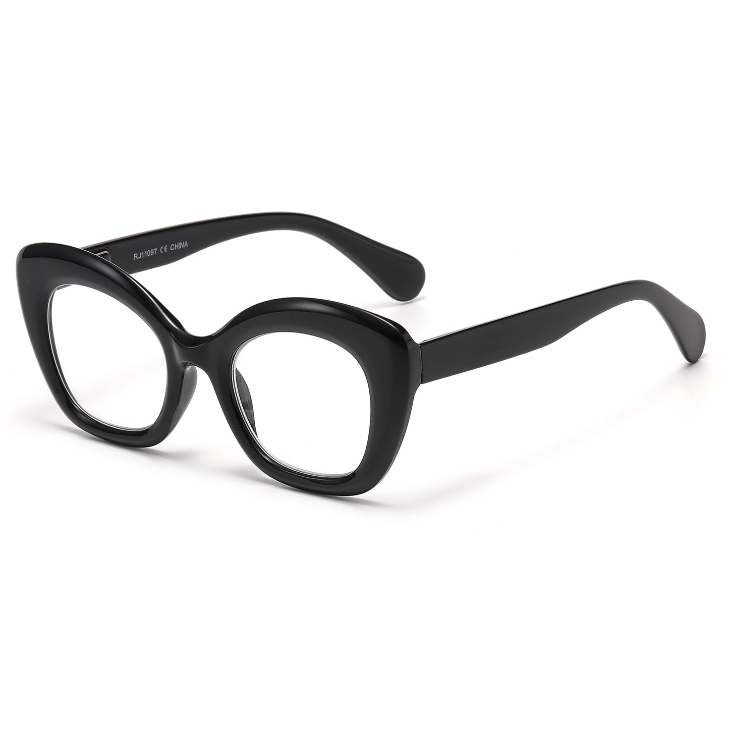 Women's Vintage Oversized Cat-Eye Reading Glasses in 10+ Custom Reading Powers RJ11097