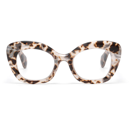 Women's Vintage Oversized Cat-Eye Reading Glasses in 10+ Custom Reading Powers RJ11097