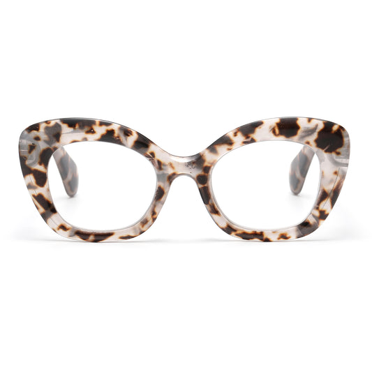 Women's Vintage Oversized Cat-Eye Reading Glasses in 10+ Custom Reading Powers RJ11097