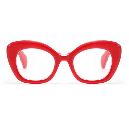 Women's Vintage Oversized Cat-Eye Reading Glasses in 10+ Custom Reading Powers RJ11097