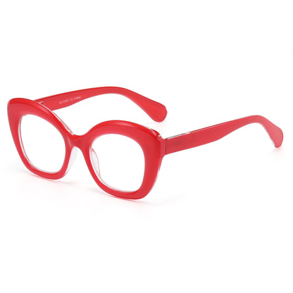 Women's Vintage Oversized Cat-Eye Reading Glasses in 10+ Custom Reading Powers RJ11097