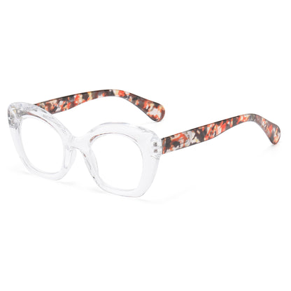 Women's Vintage Oversized Cat-Eye Reading Glasses in 10+ Custom Reading Powers RJ11097