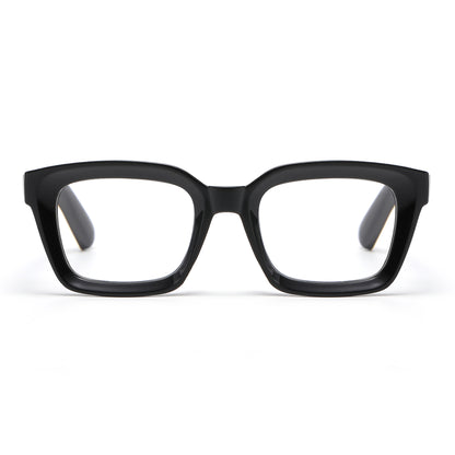 Retro Square Thick Frame Reading Glasses in 10+ Custom Reading Powers RJ11098
