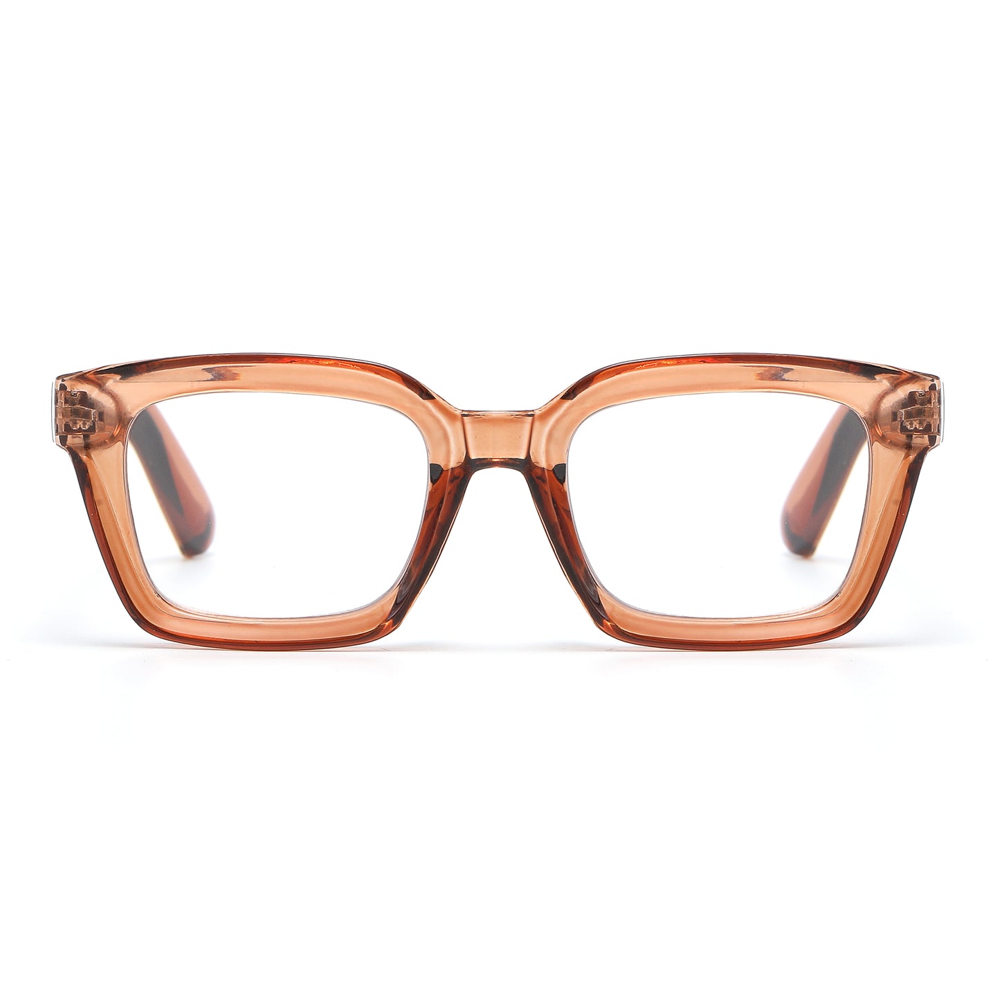 Retro Square Thick Frame Reading Glasses in 10+ Custom Reading Powers RJ11098