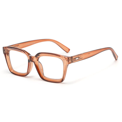 Retro Square Thick Frame Reading Glasses in 10+ Custom Reading Powers RJ11098