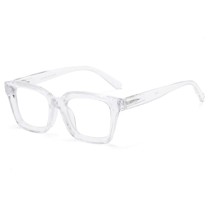 Retro Square Thick Frame Reading Glasses in 10+ Custom Reading Powers RJ11098