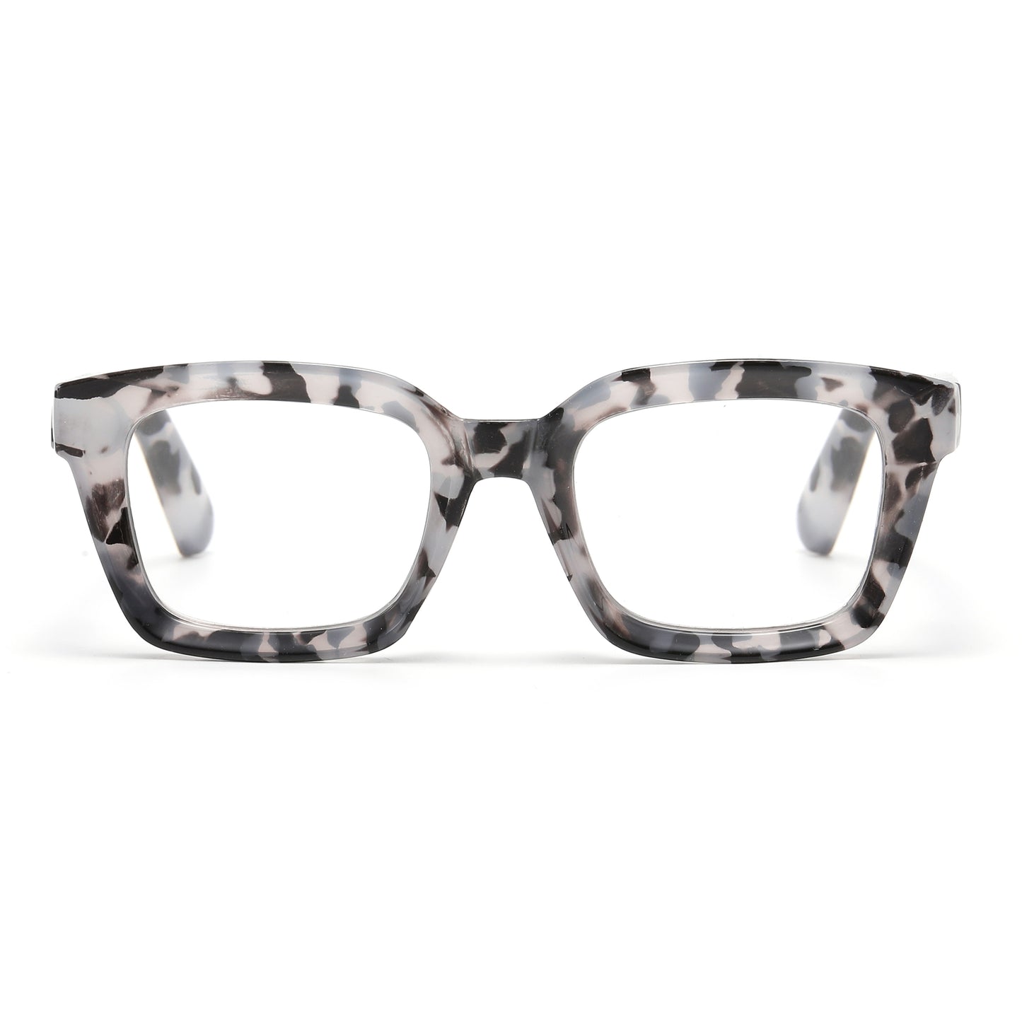 Retro Square Thick Frame Reading Glasses in 10+ Custom Reading Powers RJ11098
