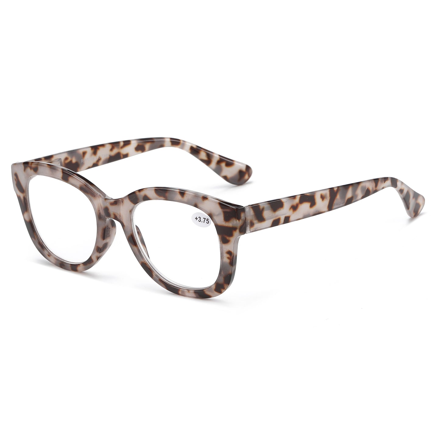 Unisex Retro Round-Square Reading Glasses with Thick Temples RJ11099