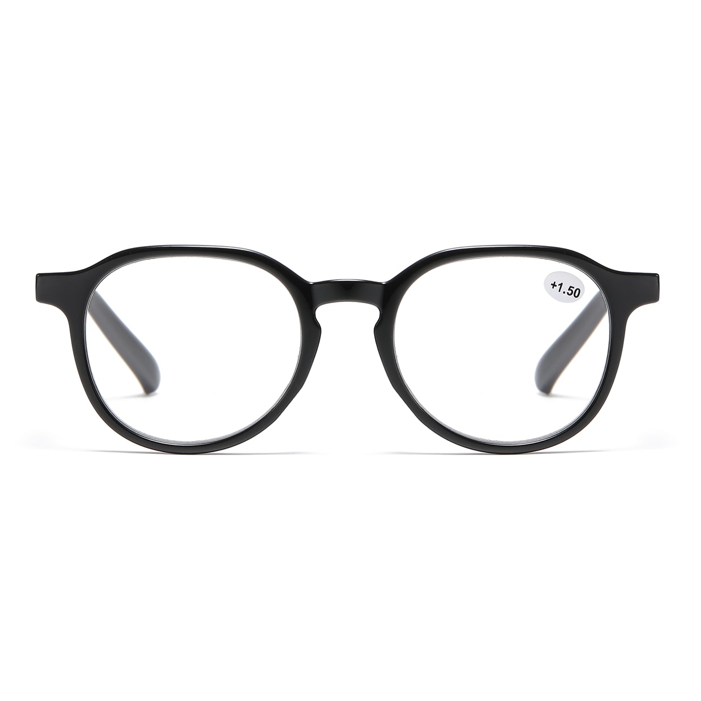 Retro Round Reading Glasses Lightweight Frame with Classic Keyhole Bridge Details RJ11102