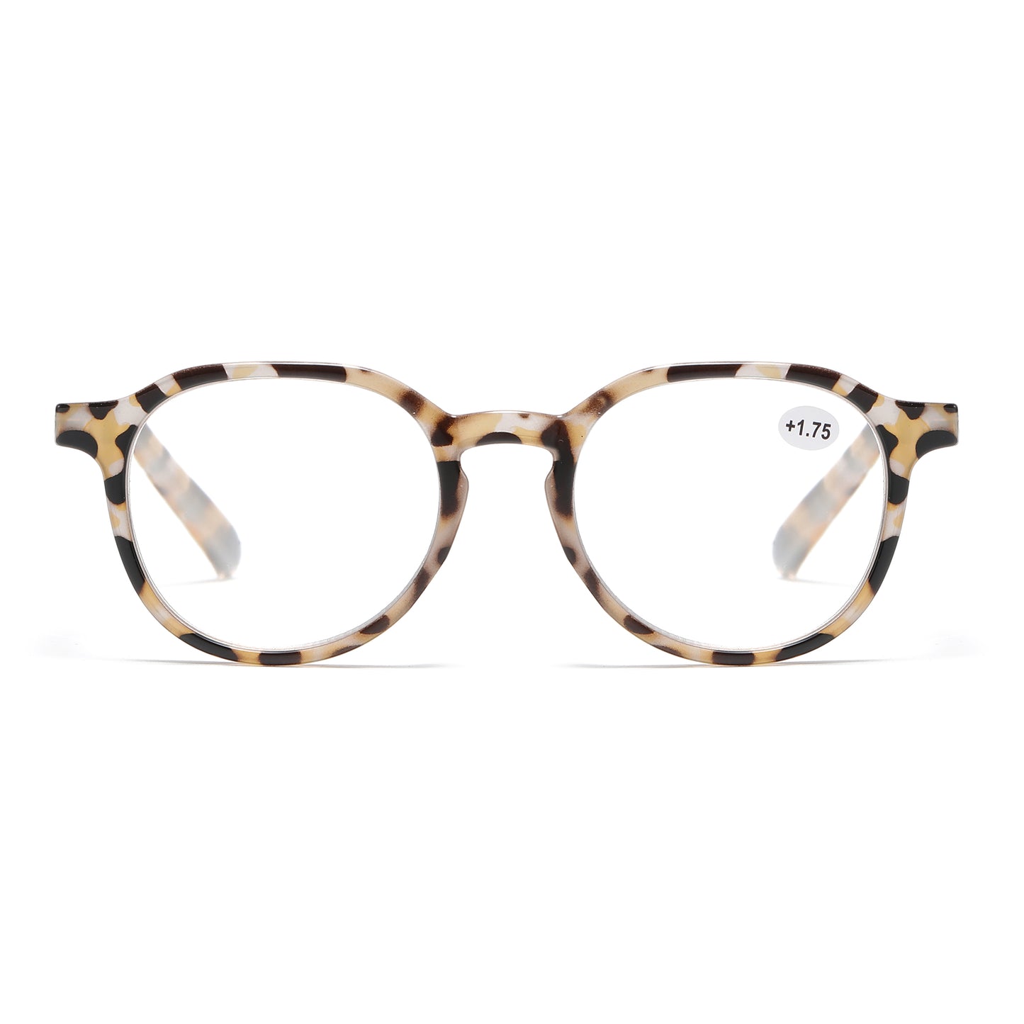 Retro Round Reading Glasses Lightweight Frame with Classic Keyhole Bridge Details RJ11102