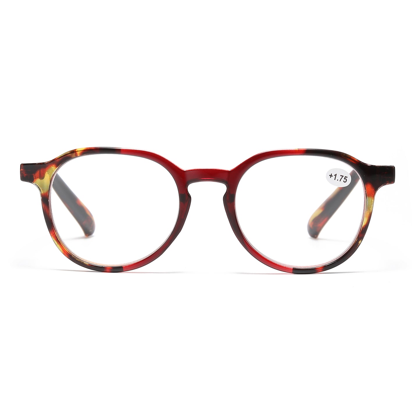 Retro Round Reading Glasses Lightweight Frame with Classic Keyhole Bridge Details RJ11102