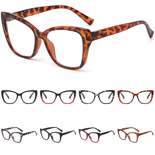 Women’s Elegant Cat-Eye Reading Glasses in 10+ Custom Reading Powers RJ11104