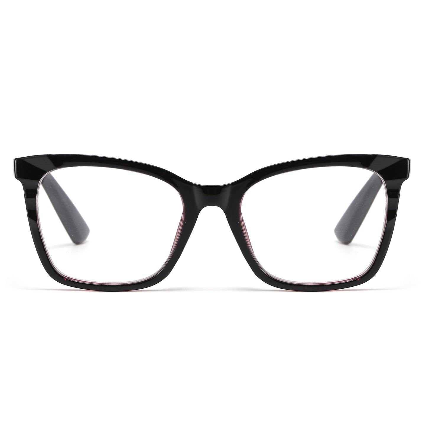 Women's Essential Cat-Eye Custom Reading Glasses in Turtoise and Classic Black RJ11105