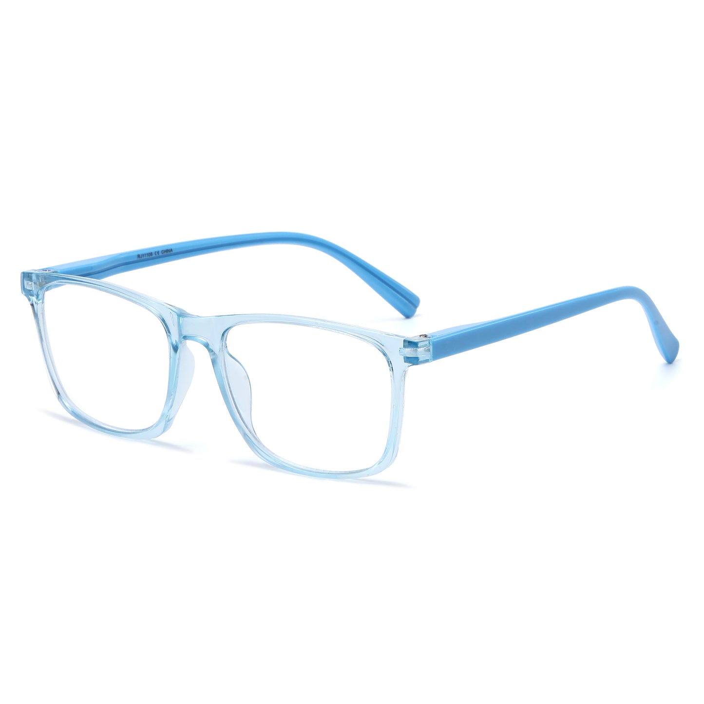 Unisex Square Frame Two-Tone Reading Glasses in 10+ Custom Reading Powers RJ11106