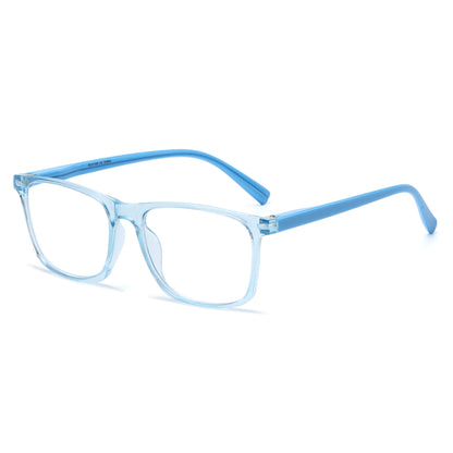 Unisex Square Frame Two-Tone Reading Glasses in 10+ Custom Reading Powers RJ11106