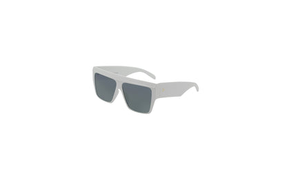 Thick Frame Square Flat-Top Sunglasses with Triple Dot Detail SK10633