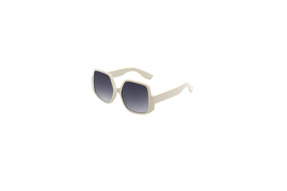 Women's Oversized Chic Hex-Oval Sunglasses with Gradient Lens SK10637