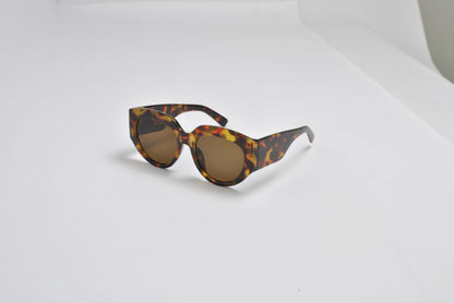 Women's Thick Square Cat-Eye Sunglasses with Bold Frames SK10638