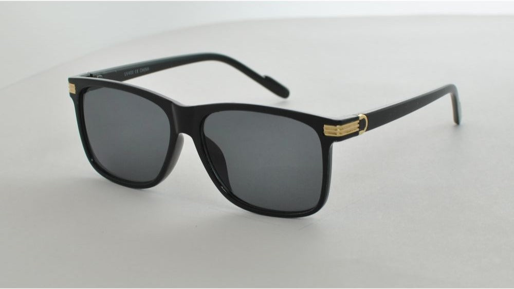 Men's Premuim Lightweight Square Sunglasses with Sleek Accents SK10641