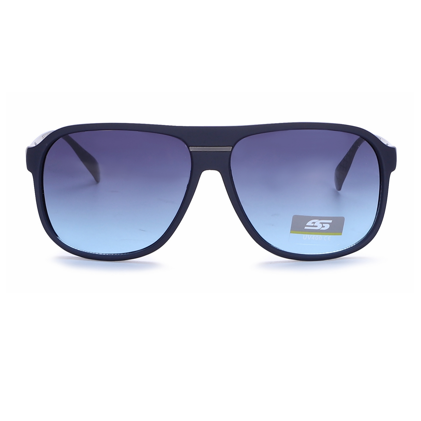 Matte-Finish Navigator Aviator Sunglasses with Gradient Lenses SS10495
