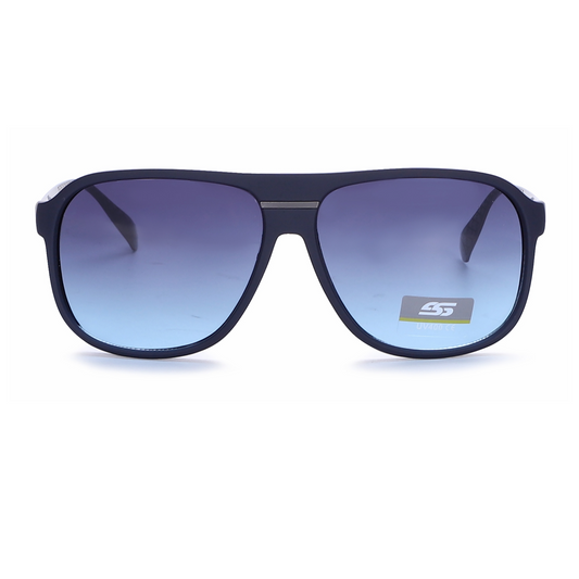Matte-Finish Navigator Aviator Sunglasses with Gradient Lenses SS10495