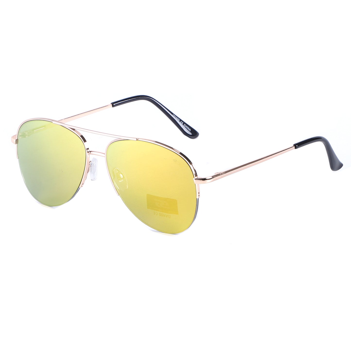Lightweight Aviator Metal Frames with Gradient & Mirror Lenses SS10518