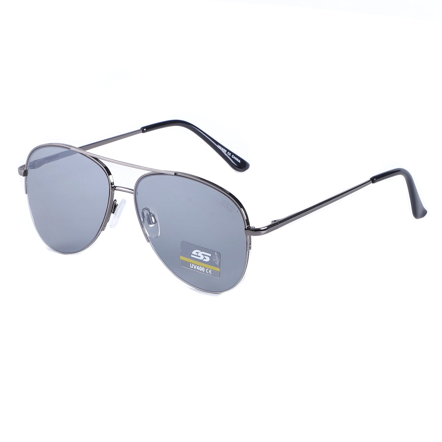 Lightweight Aviator Metal Frames with Gradient & Mirror Lenses SS10518