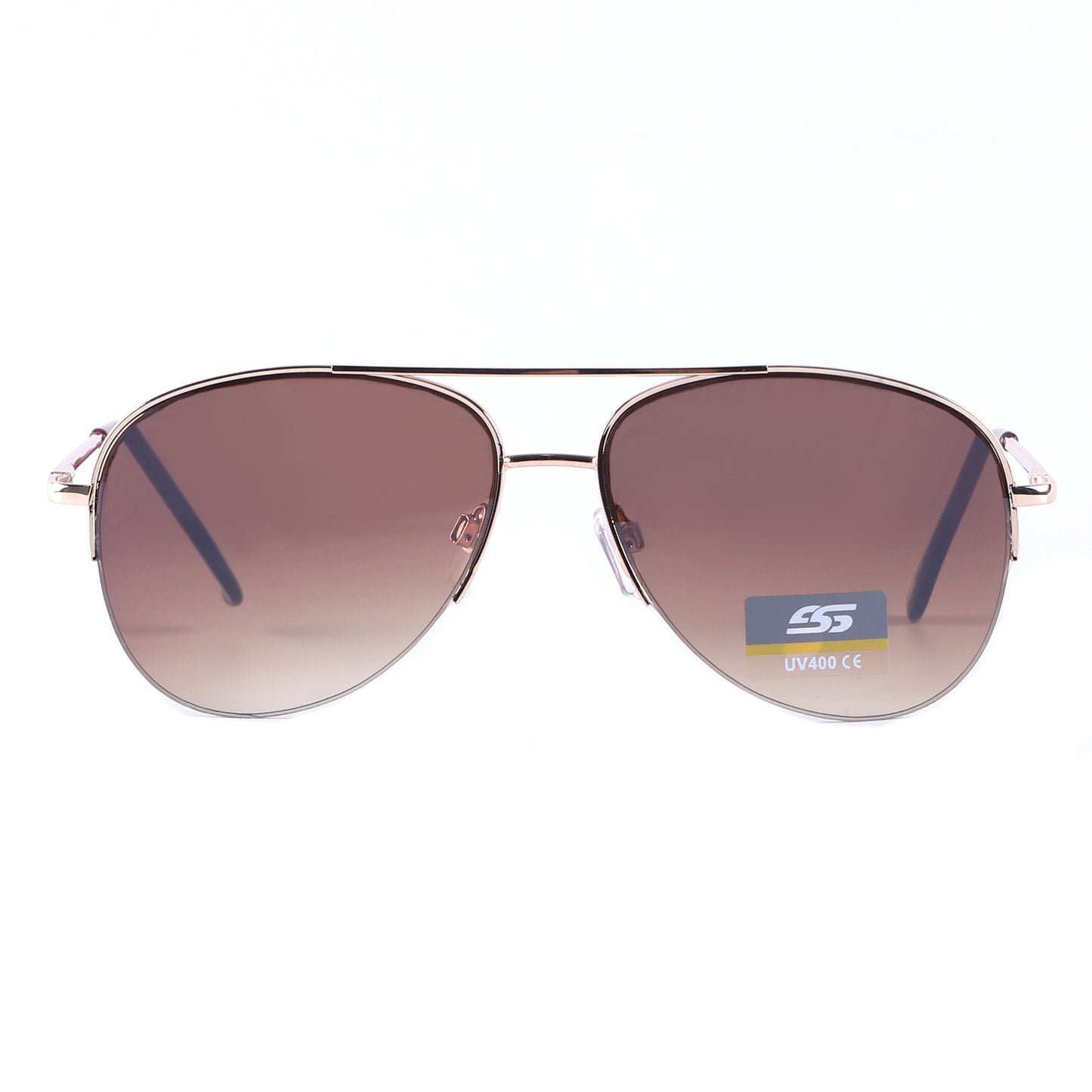 Lightweight Aviator Metal Frames with Gradient & Mirror Lenses SS10518
