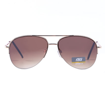 Lightweight Aviator Metal Frames with Gradient & Mirror Lenses SS10518