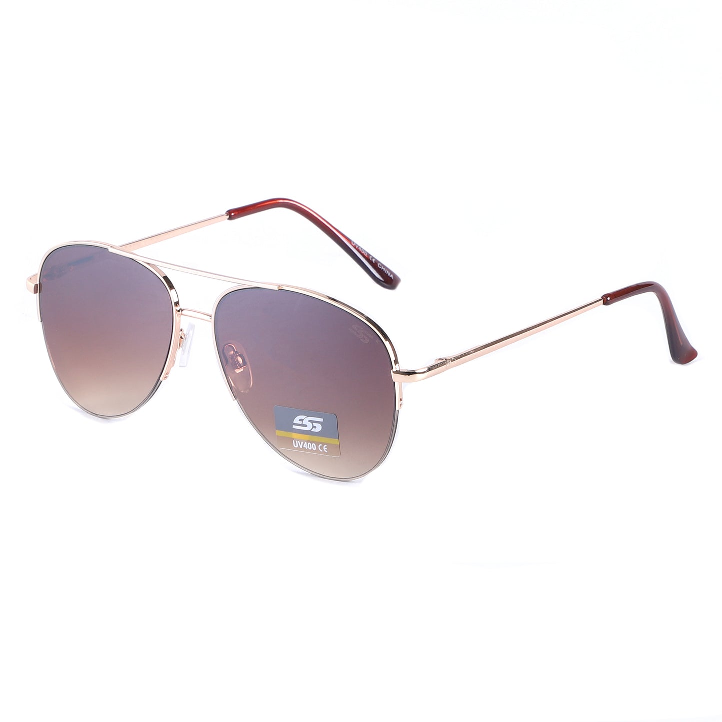 Lightweight Aviator Metal Frames with Gradient & Mirror Lenses SS10518