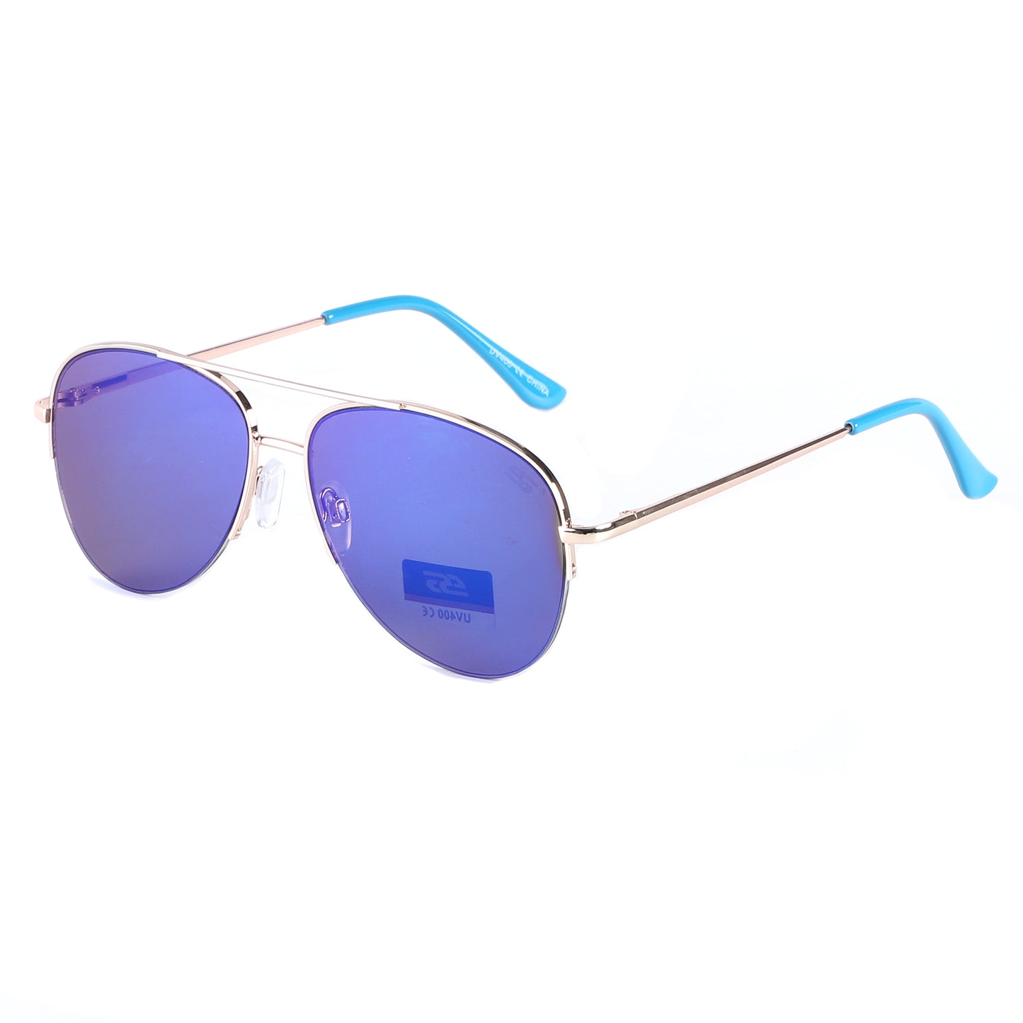 Lightweight Aviator Metal Frames with Gradient & Mirror Lenses SS10518