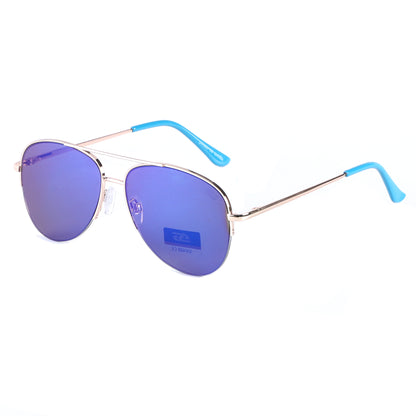 Lightweight Aviator Metal Frames with Gradient & Mirror Lenses SS10518