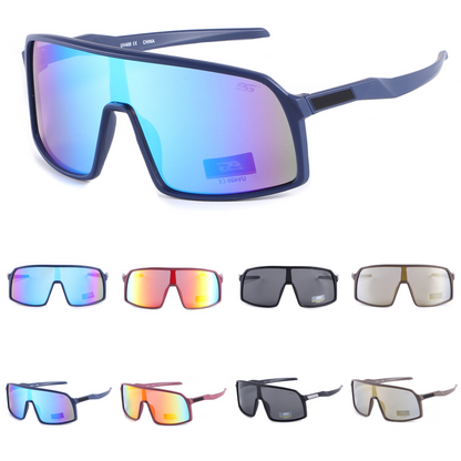 Sports Shield Wrap Around Sunglasses Wholesale SS10531