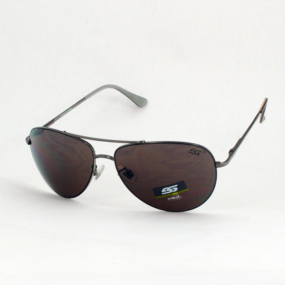 Premium Double-Bridge Aviators with Gradient & Solid Color Tints SS8009