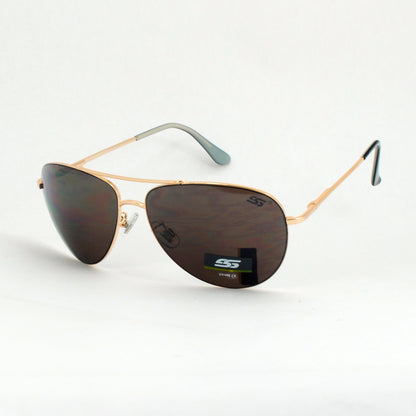 Premium Double-Bridge Aviators with Gradient & Solid Color Tints SS8009