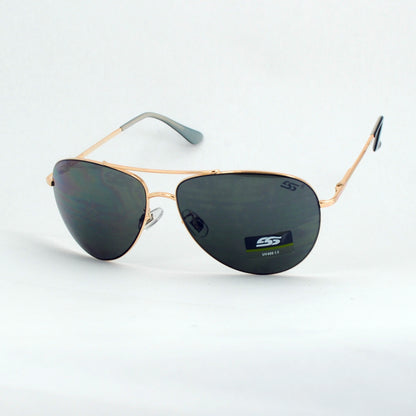 Premium Double-Bridge Aviators with Gradient & Solid Color Tints SS8009