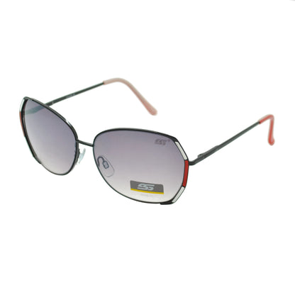 Women's Hex-Butterfly Sunglasses with Gradient Lenses and Enamel Frame Detailing SS8040