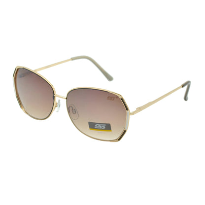 Women's Hex-Butterfly Sunglasses with Gradient Lenses and Enamel Frame Detailing SS8040