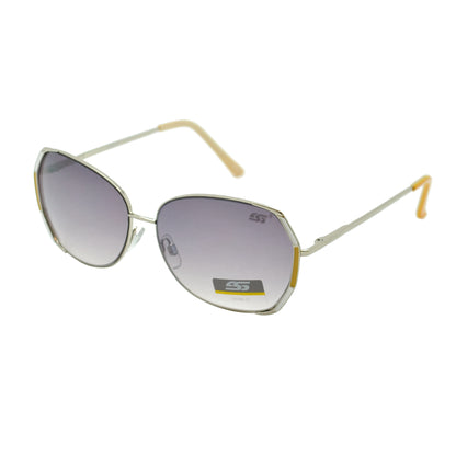 Women's Hex-Butterfly Sunglasses with Gradient Lenses and Enamel Frame Detailing SS8040