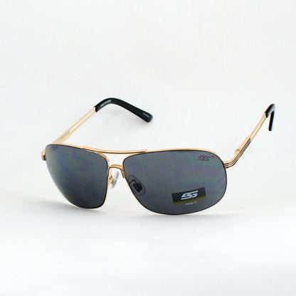 Sleek Metal Wrap-Around Aviator Sunglasses with Gradient Lenses SS8053
