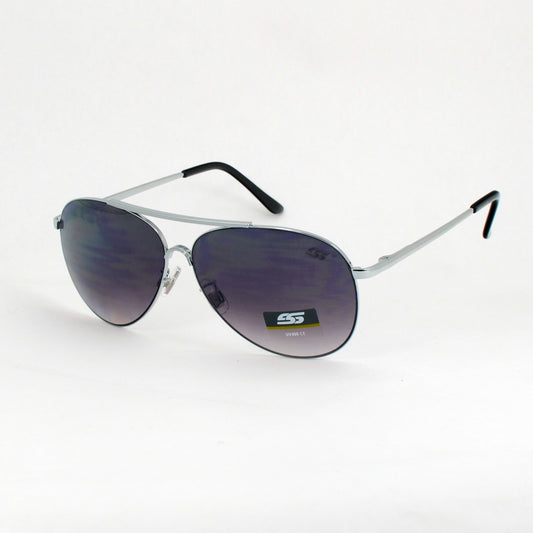 Unisex Slim Frame Tear-Drop Aviators Sunglasses with Gradient Lens SS8064
