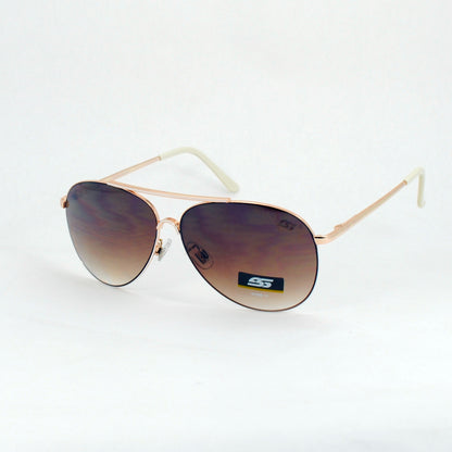 Unisex Slim Frame Tear-Drop Aviators Sunglasses with Gradient Lens SS8064