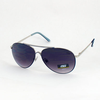 Unisex Slim Frame Tear-Drop Aviators Sunglasses with Gradient Lens SS8064