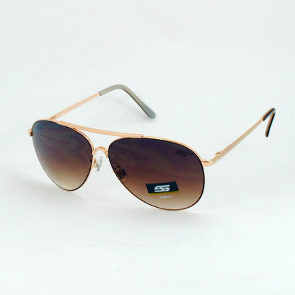 Unisex Slim Frame Tear-Drop Aviators Sunglasses with Gradient Lens SS8064