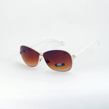 Women's Sports Butterfly Sunglasses with Metal Frame and Gradient Lens SS8065