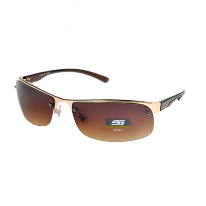 Men’s Semi-Rimless Performance Sport Sunglasses with Wrap-Around Design SS8068