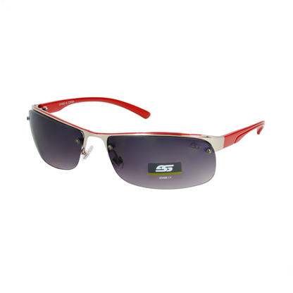 Men’s Semi-Rimless Performance Sport Sunglasses with Wrap-Around Design SS8068